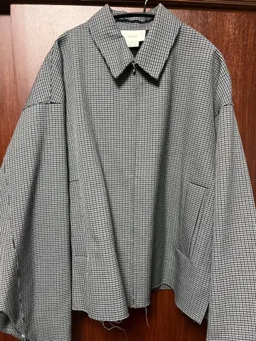 YOKE 드리즐러 자켓 그레이 체크