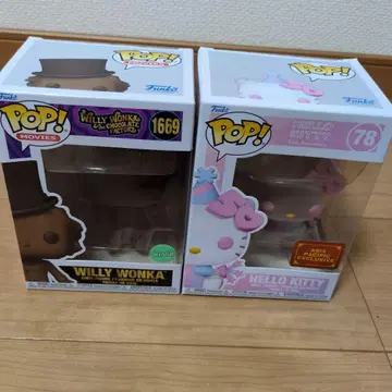 Funko 윌리 웡카 & 헬로 키티 피규어 세트