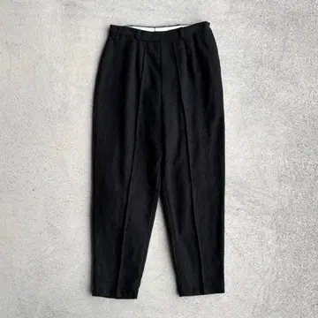 70s 빈티지 구제 의류 울 테이퍼드 슬랙스 FALCON 지퍼 블랙