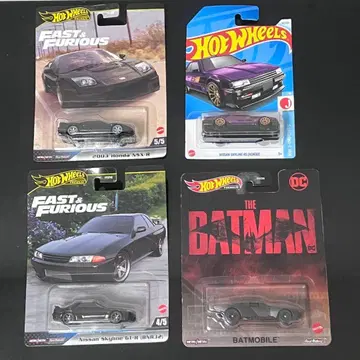 핫휠 미니카 세트 4개