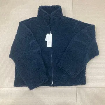 미사용 새상품 쓰리닷츠 에코펠 봄버 자켓 네이비