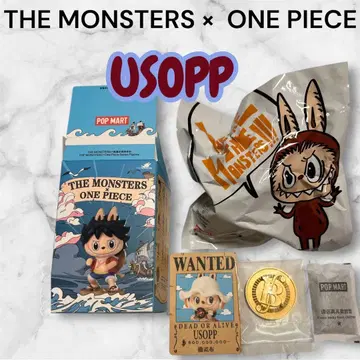 정품 LABUBU ONE PIECE 우솝