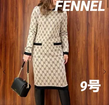 페넬 니트 원피스 모노그램 9호 야마다야