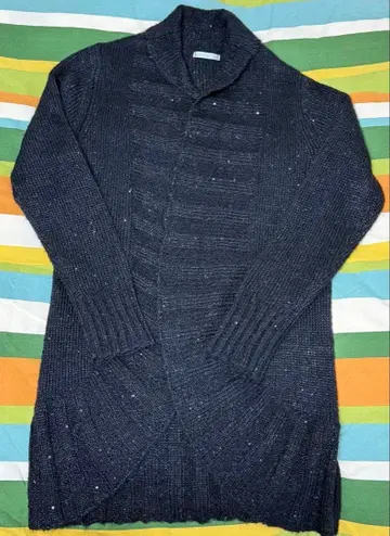 [ 희귀 가치 새상품급 ] SPORTIFF 네이비 니트 가디건 긴팔