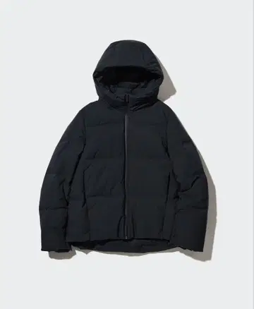 유니클로 심리스 다운 후드티