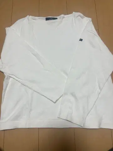 SAINT JAMES 화이트 긴팔 T셔츠