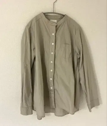 BLUE LAKE MARKET 블루레이크 마켓 밴드 카라 셔츠