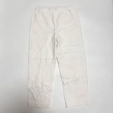 MACHATT 마차트 컷워크 코튼 레이스 팬츠 화이트