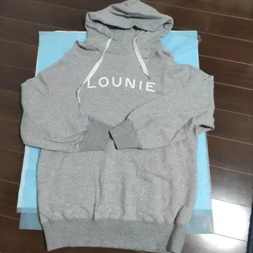 LOUNIE 루니 그레이 후드티 프리 사이즈