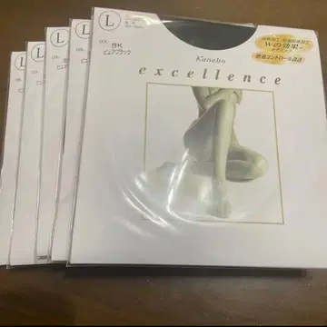 가네보우 엑설런스 DCY 퓨어 블랙 (L) 5켤레