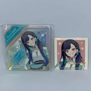 프로세카 시로이시 안 감사제 다이아형 오로라 아크릴 블록 홀로 스티커