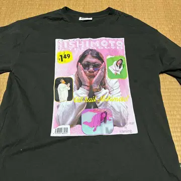 NISHIMOTO IS THE MOUTH XL T셔츠 블랙