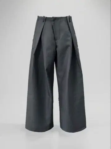 지하+더블 턱 벌룬 슬랙스