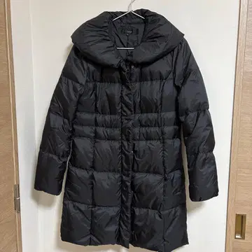 7-IDconcept. 다운 코트 36 블랙 후드 없음