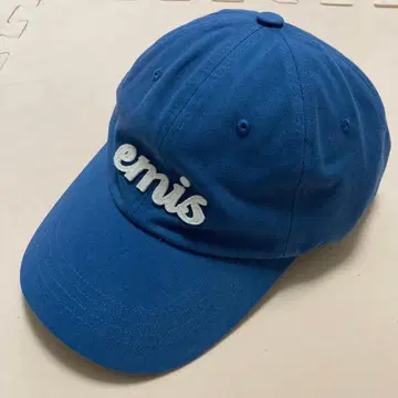 emis 자수 로고 야구 모자 파랑