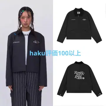 rest&recreation 나일론 자켓 블랙