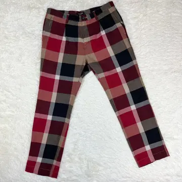 BLACK LABEL CRESTBRIDGE 체크 팬츠 76 울