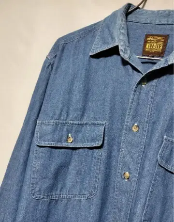 데님 셔츠 긴팔