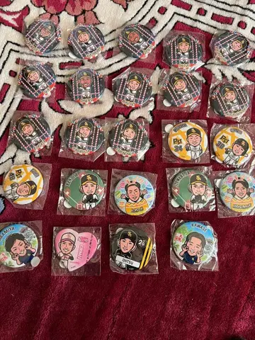 소프트뱅크 호크스 와카타카 가챠 캔뱃지 묶음 판매, 낱개 판매 가능