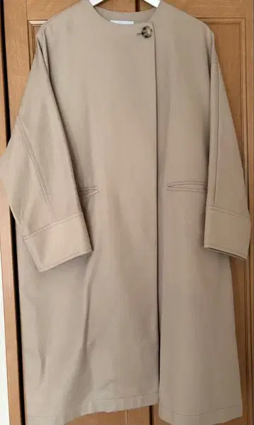 심플리시떼 오버 사이즈 트렌치코트 베이지 프리 사이즈