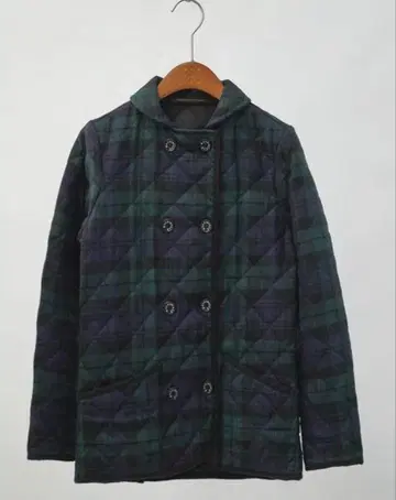 MACKINTOSH 퀼팅 자켓 다크 그린 네이비