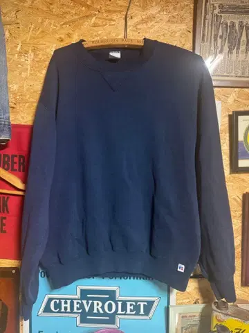 RUSSELL ATHLETIC 네이비 맨투맨 러셀 90s