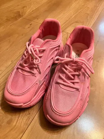 cuccoo 통굽 스니커즈 핑크 23.5cm