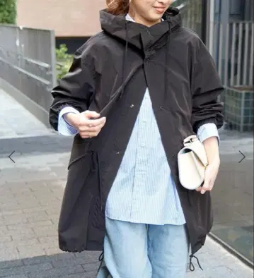 [ 새상품 ] Spick & Span 발수 스노우 카모 후드티 코트