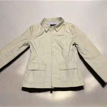 써니 데이지 베이지 자켓 숏 트렌치코트