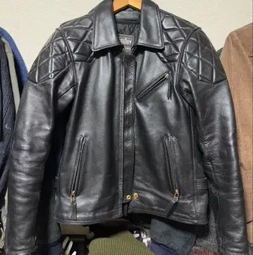 KADOYA K'S LEATHER 퀼팅 가죽 자켓 M 사이즈