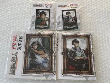 진격의 거인 아크릴 스탠드 아크릴 카드 리바이