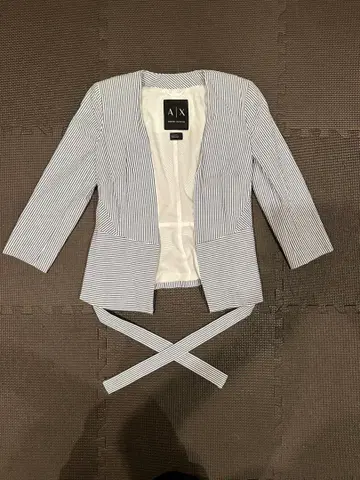 ARMANI EXCHANGE 스트라이프 시어서커