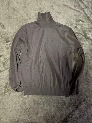 M'GREGOR 카키 터틀넥 스웨터 M
