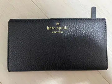 kate spade 블랙 가죽 장지갑