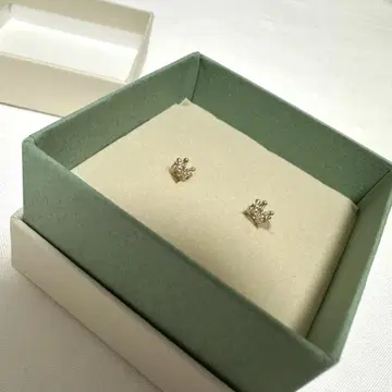 노제스 크라운 k10 다이아몬드 귀걸이