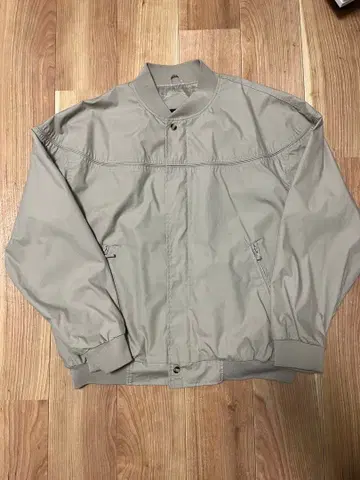 베이지 블루종 자켓 구제 의류