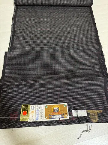 체크와 도트의 본장 아마미 오시마 명주 옷감