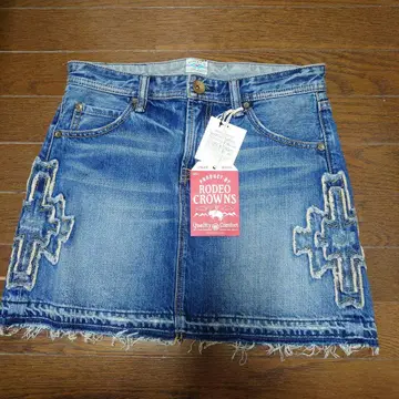 로데오 크라운 데님 스커트 M 사이즈