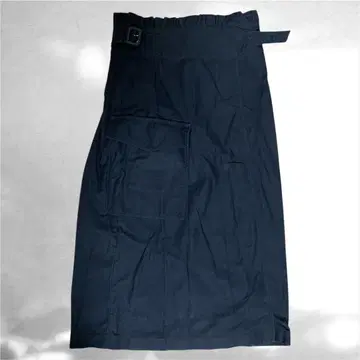 BEAMS BOY 랩 스커트 블랙 허리밴딩 프리 사이즈