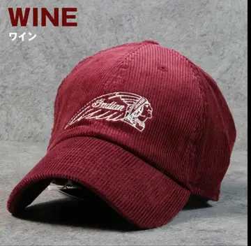 인디언 모토사이클 코듀로이 캡