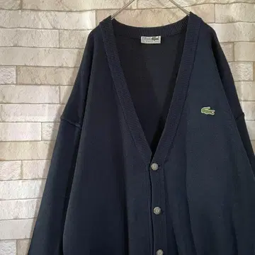CHEMISE LACOSTE 라코스테 가디건 자수 네이비 XL