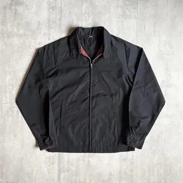 [80s vintage] 드리즐러 자켓 블루종 체크 짧은 기장 구제 의류