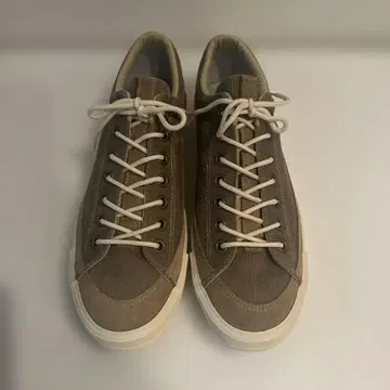 라이트 브라운 코듀로이 스웨이드 로우컷 스니커즈 미사용