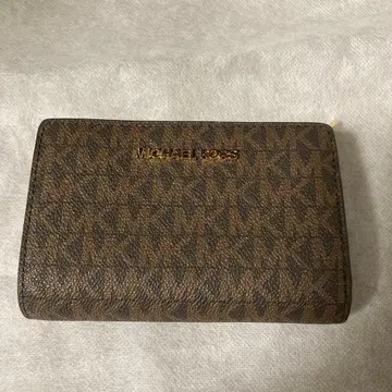 MICHAEL KORS 접이식 지갑 브라운