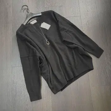 새상품 스콧 클럽 CLOVE 울 80% 겨울 니트 블랙 야마다야