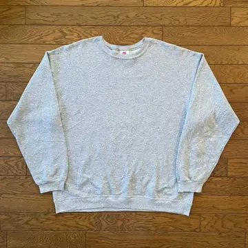 90s Hanes 맨투맨 그레이 무지 L