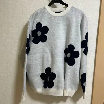 Ciaopanic 꽃무늬 니트 스웨터 L
