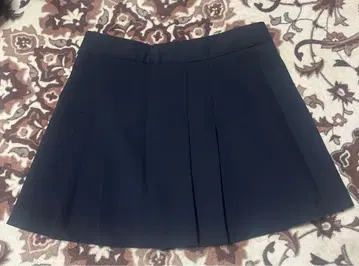 ZARA 네이비 플리츠 미니 스커트 EU36