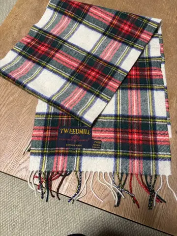 TWEEDMILL 체크 무늬 머플러