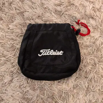 선착순 Titleist 메쉬 파우치 블랙